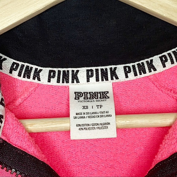 PINK | Victoria’s Secret pink half zip pullover XS - Picture 8 of 9